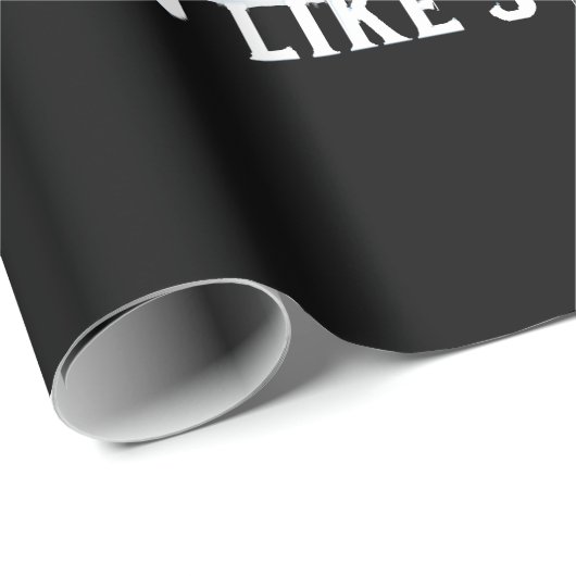 Snowmobiling Funny Snowmobile Geschenkpapier (Rolleneckpunkt)