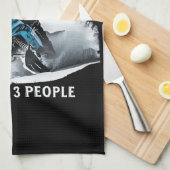 Snowmobiling Funny Snowmobile Geschirrtuch (Viertel Falte)