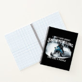 Snowmobiling Funny Snowmobile Notizblock (Innenseite)