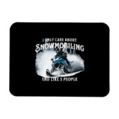 Snowmobiling Funny Snowmobile Snowmobiling Funny S Magnet (Horizontal)