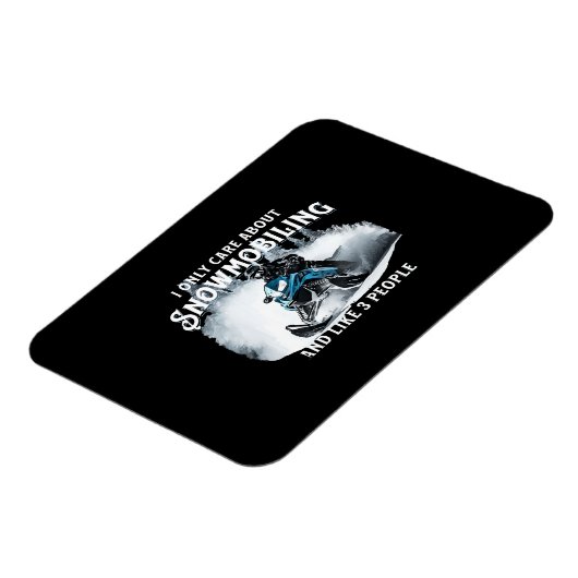 Snowmobiling Funny Snowmobile Snowmobiling Funny S Magnet (Linke Seite)