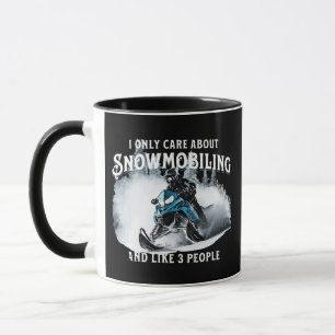 Snowmobiling Funny Snowmobile Tasse