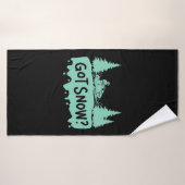 Snowmobiling - Got Snow Funny Snowmobiling Badehandtuch (Badehandtuch)