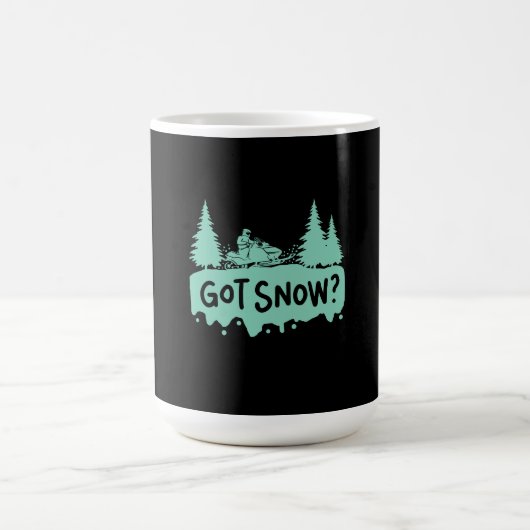 Snowmobiling - Got Snow Funny Snowmobiling Kaffeetasse (Mittel)