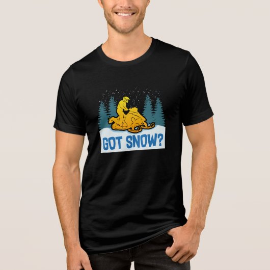 Snowmobiling - Got Snow Funny Snowmobiling Tri-Blend Shirt (Vorderseite)