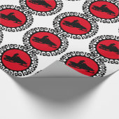 SNOWMOBILING IN WISCONSIN GESCHENKPAPIER (Ecke)