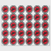 SNOWMOBILING IN WISCONSIN GESCHENKPAPIER (Flach)