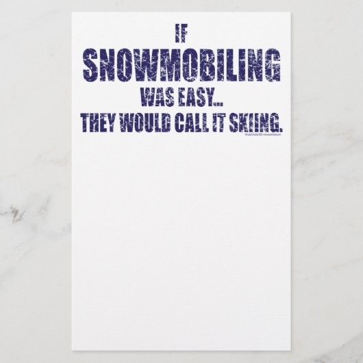 Snowmobiling-is-EASY[1] Briefpapier (Vorderseite)