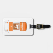 Snowmobiling Is My Drug Gepäckanhänger (Vorderseite horizontal)