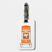 Snowmobiling Is My Drug Gepäckanhänger (Rückseite vertikal)