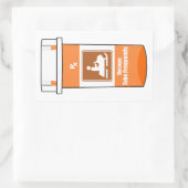 Snowmobiling Is My Drug Rechteckiger Aufkleber (Tasche)