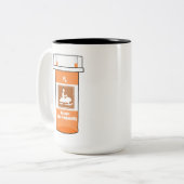 Snowmobiling Is My Drug Zweifarbige Tasse (Vorderseite Links)