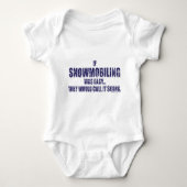 Snowmobiling-sein-EINFACH [1] Baby Strampler (Vorderseite)