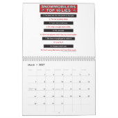 SNOWMOBILING-SEIN-LEBEN-zazz Kalender (Mär 2027)