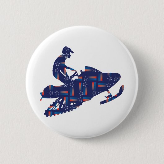 Snowmobiling/Shooting-Star-Sledder Button (Vorderseite)