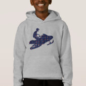 Snowmobiling/Shooting-Star-Sledder Hoodie (Vorderseite)