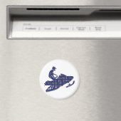 Snowmobiling/Shooting-Star-Sledder Magnet (In Situ (Geschirrspüler))