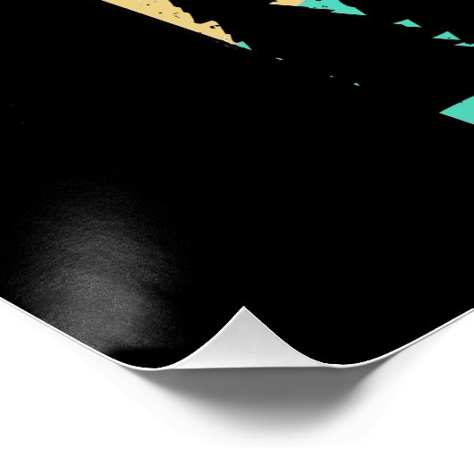 Snowmobiling Snowmobilie Poster (Ecke)