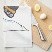 Snowmobiling Sprung Geschirrtuch (Viertel Falte)