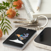 Snowmobiling Sprung Schlüsselanhänger (Vorderseite rechts)