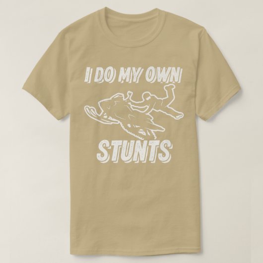 Snowmobiling Stunts Snowmobile Etreme Winter Sport T-Shirt (Design vorne)
