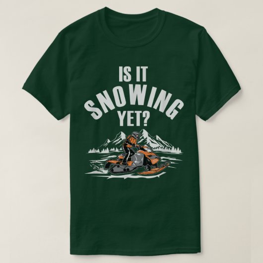 Snowmobiling Winter Snow Machine Snowmobiler Snow T-Shirt (Design vorne)