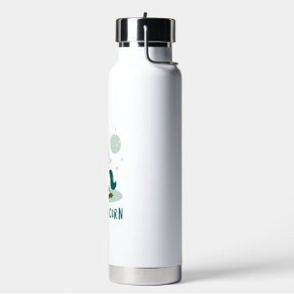 Snownicorn Süßes Einhorn Schneemann Weihnachten Mä Trinkflasche