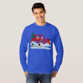 Snowpflüge in Santa und Reindeer T-Shirt (Vorne ganz)