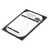 Snowpflügen Snow Plough Business Receiver Rechnung Notizblock (angewinkelt)