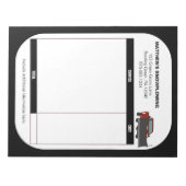 Snowpflügen Snow Plough Business Receiver Rechnung Notizblock (Vorderseite)