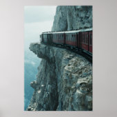 Snowpiercer-Zug auf dem Edge Poster