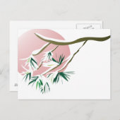 Snowpine Sun Postkarte (Vorne/Hinten)