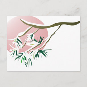 Snowpine Sun Postkarte
