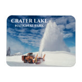 Snowplough Clearing Road, Crater Lake National Par Magnet (Horizontal)