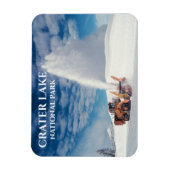 Snowplough Clearing Road, Crater Lake National Par Magnet (Vertikal)