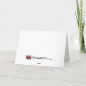 Snowplow Birthday Card Karte (Rückseite)
