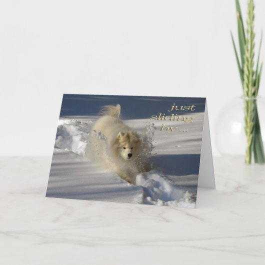 Snowplow Birthday Card Karte (Vorderseite)