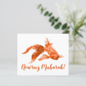 Snowruz Mubarak Goldfisch (Stehend Vorderseite)