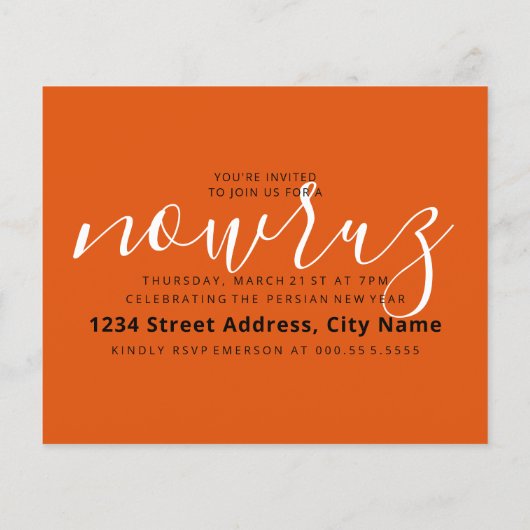 Snowruz Mubarak Goldfisch (Rückseite)