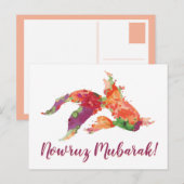 Snowruz Mubarak Goldfisch Postkarte (Vorne/Hinten)