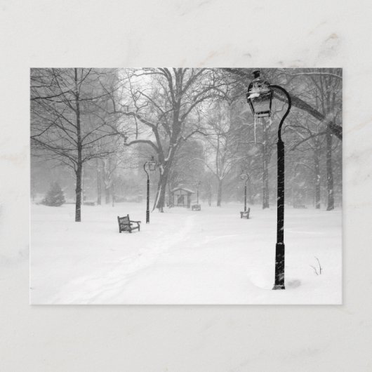 Snowscape II, Philadelphia Postkarte (Vorderseite)