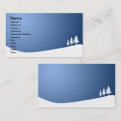 Snowscene Visitenkarte (Vorne/Hinten)