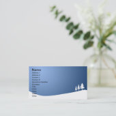 Snowscene Visitenkarte (Stehend Vorderseite)