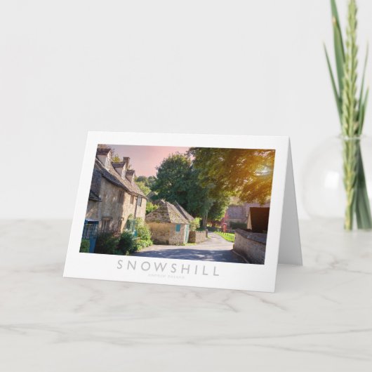 Snowshill Dankeskarte (Vorderseite)