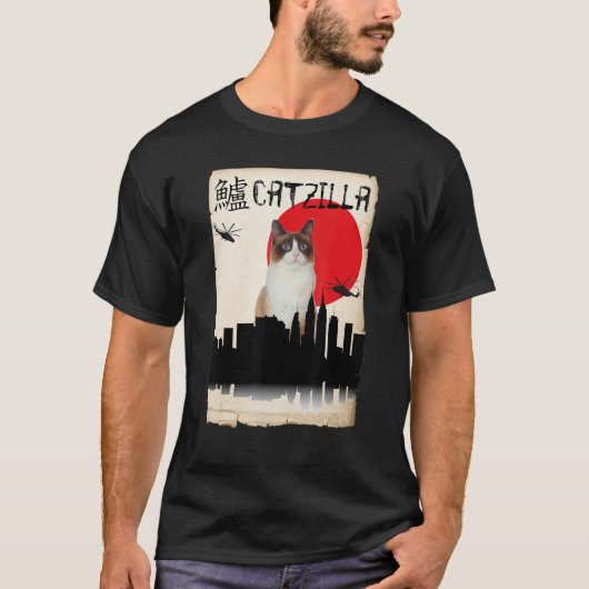 Snowshoe Catzilla 1 T-Shirt (Vorderseite)