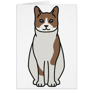 Snowshoe-Katzen-Cartoon