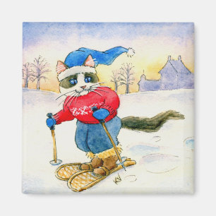Snowshoe-Katzen-Magnet Magnet