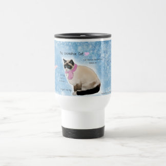 Snowshoe-Katzen-Reise-Tasse Reisebecher