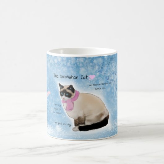 Snowshoe-Katzen-Tasse Kaffeetasse (Mittel)