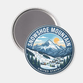 Snowshoe Mountain West Virginia Magnet (Vorderseite/Rückseite)